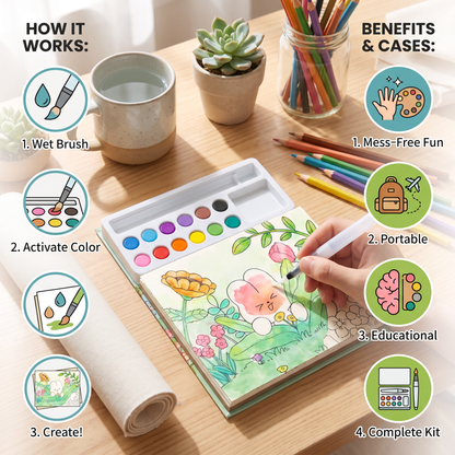All-in-One Watercolour Painting Book