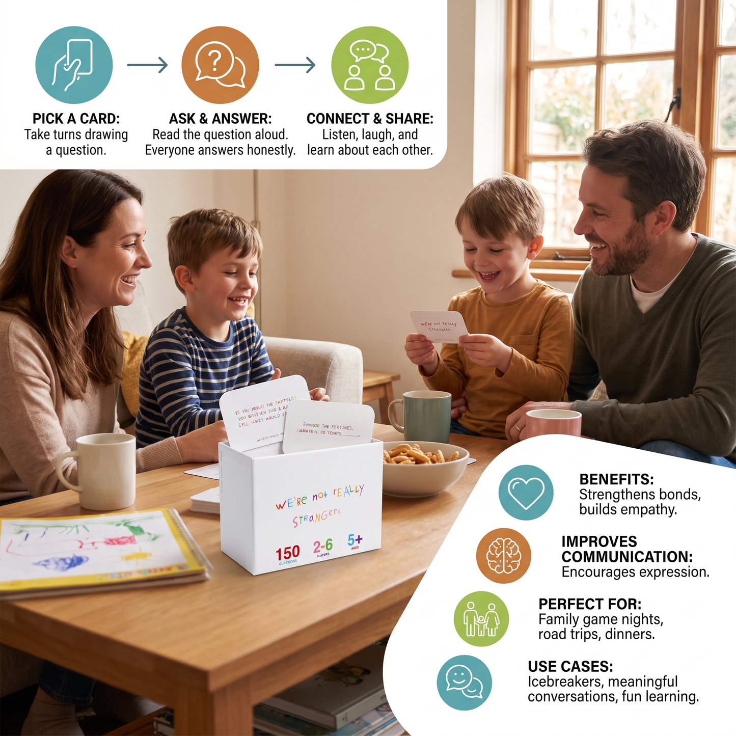 Kids Questions Family Game - The Perfect Game for every Occasion