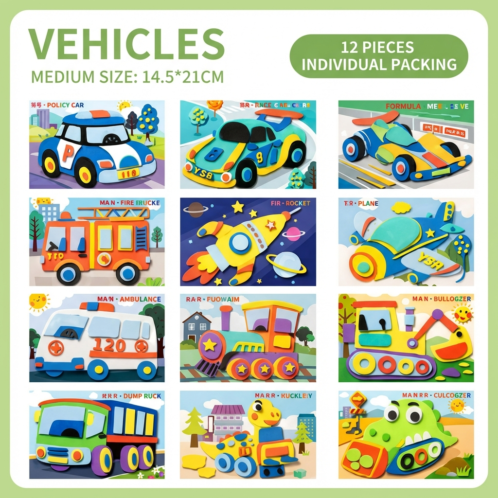 Creative Sticker Craft Set for Kids