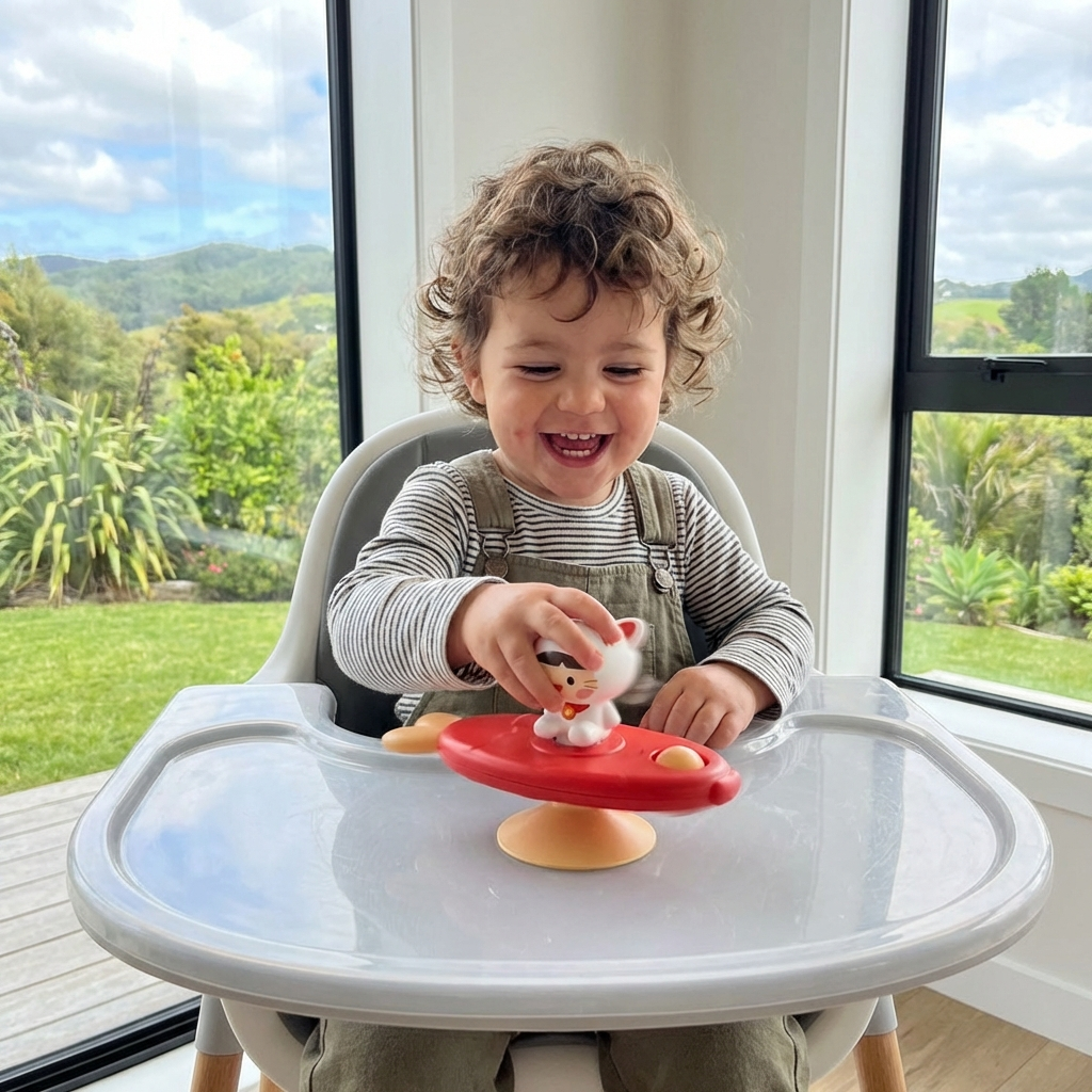 Montessori Suction Cup Spinner – Spinning Learning Toy