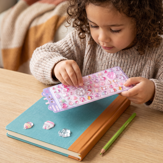 3D Squishy Pet Paw Stickers – Cute Puffy Stickers for Kids