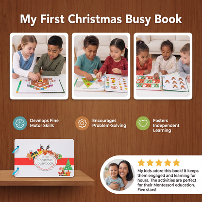 Educational Montessori Christmas Story Book