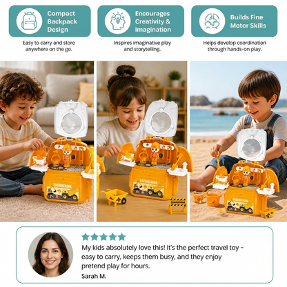 3-in-1 Backpack Playset for on the Go