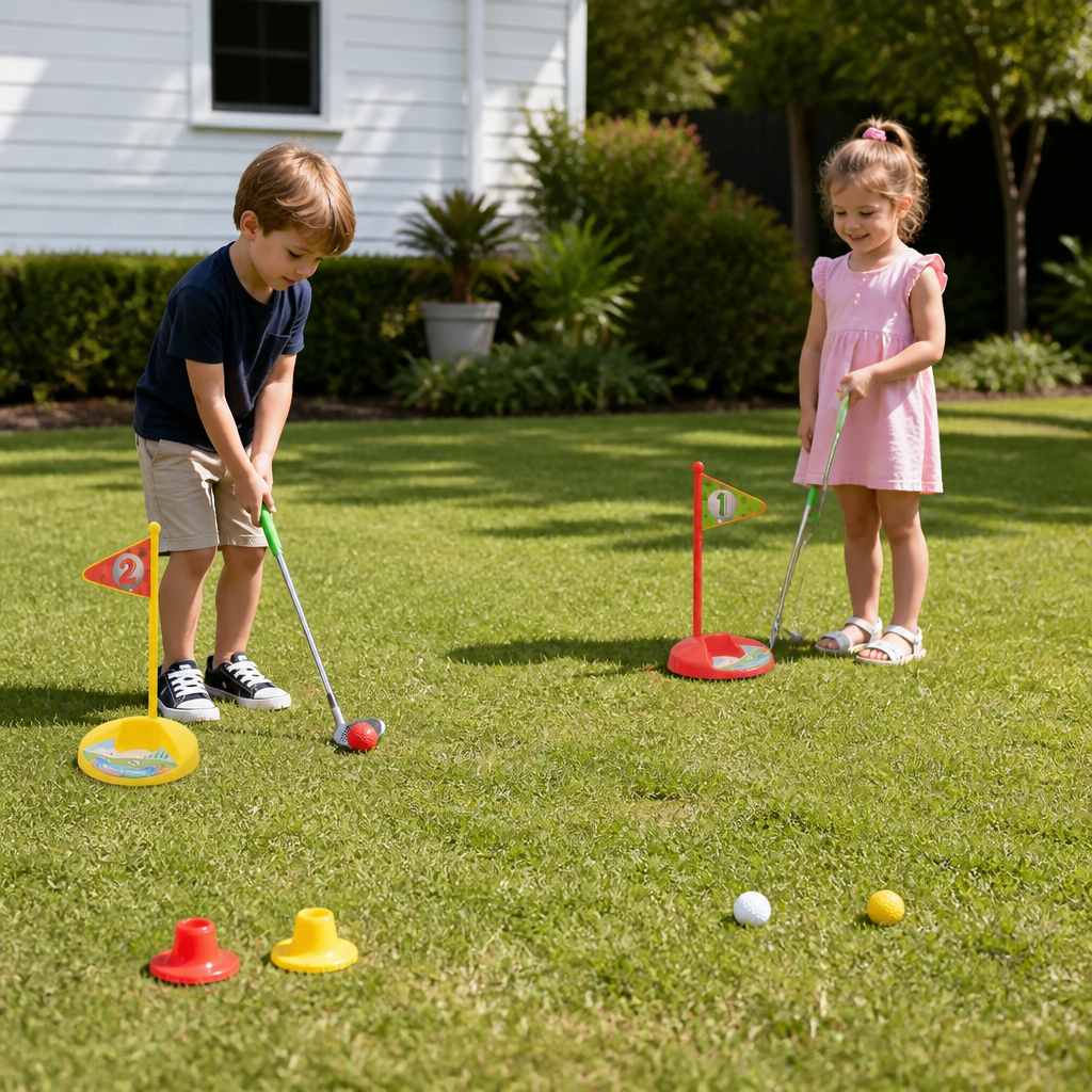 Kids Golf Set with Adjustable Clubs – Perfect for Backyard Play
