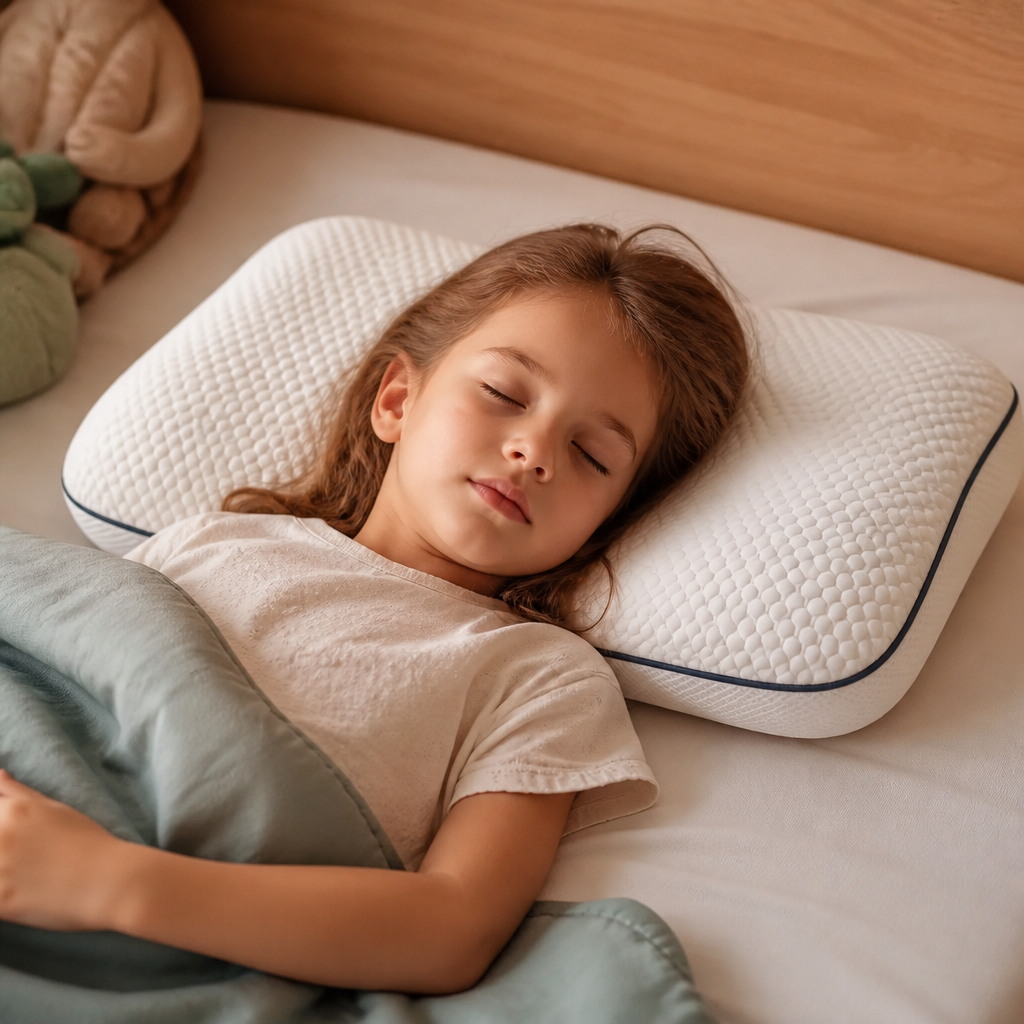 Ergonomic Neck Support Memory Foam Kids Pillow