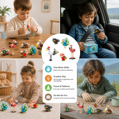 Animal Building Blocks Set