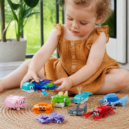 Animal Building Blocks Set