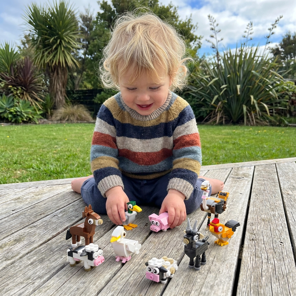 Animal Building Blocks Set