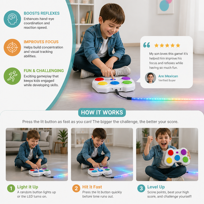 Light Defense Challenge – Interactive LED Reflex Game