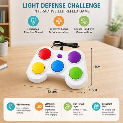 Light Defense Challenge – Interactive LED Reflex Game
