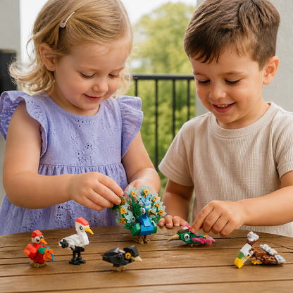 Animal Building Blocks Set