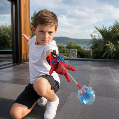 Superhero Web Launcher Glove Set – Wrist String Shooter with Suction Darts