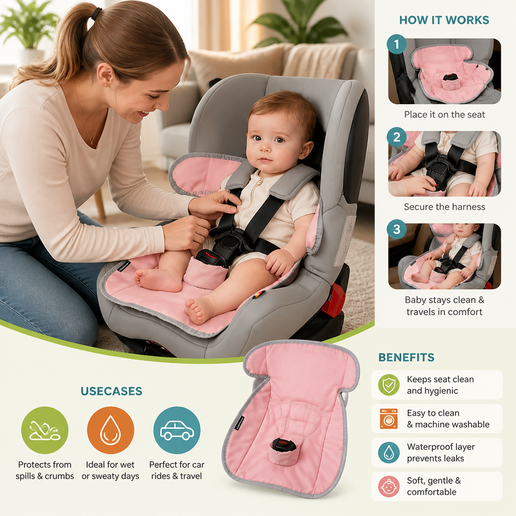 Waterproof Car Seat Protector for Child Seats