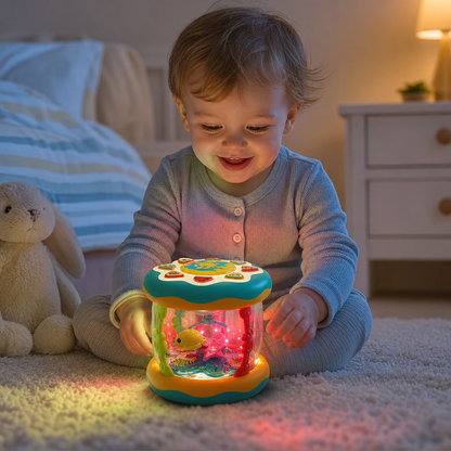 Interactive Musical Toy with Lights – Montessori Sensory & Soothing Lullaby Toy