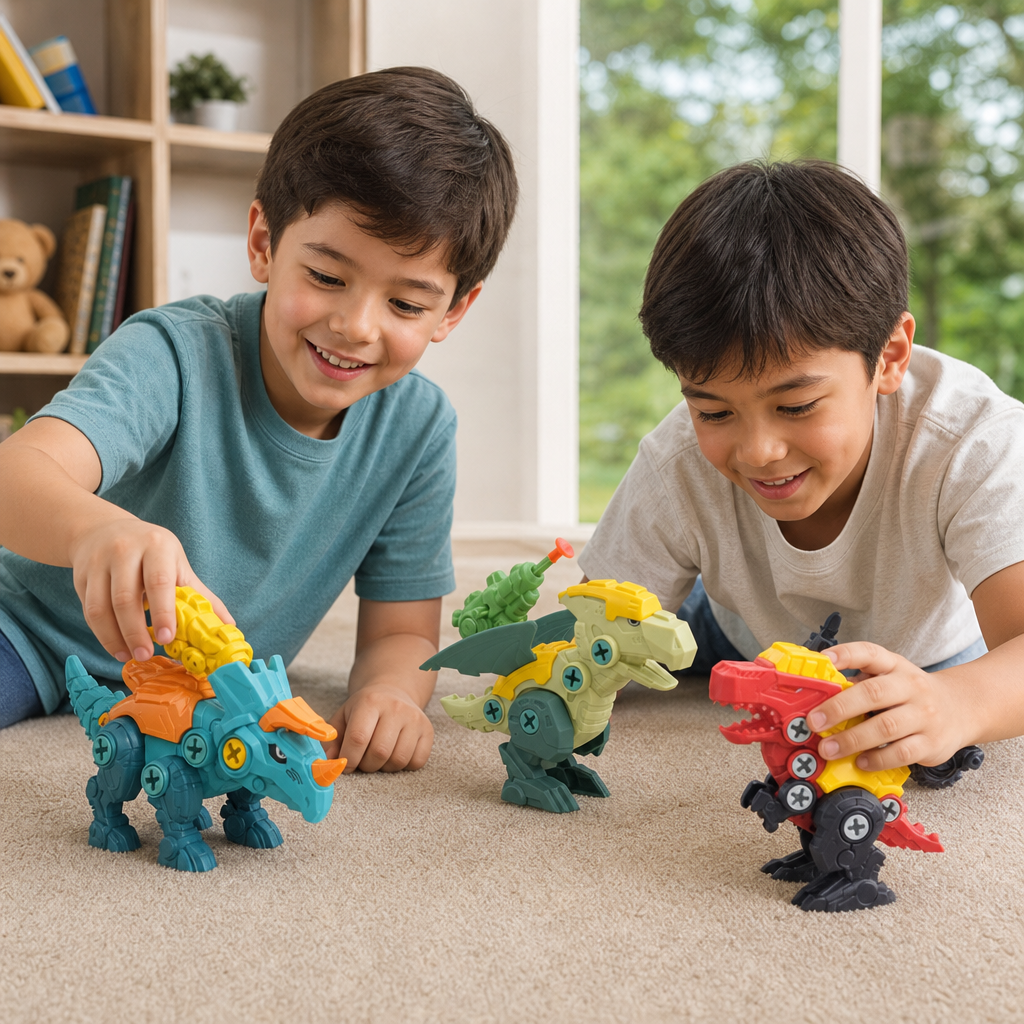 DIY Build & Transform Dinosaur Egg Toy