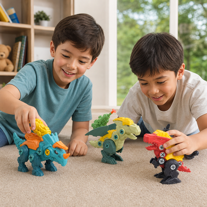 DIY Build & Transform Dinosaur Egg Toy