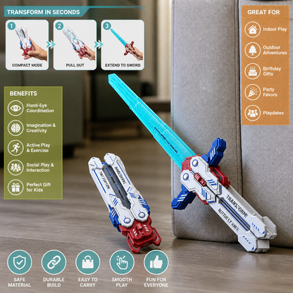 Glowing Telescopic Butterfly Sword Toy