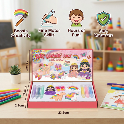 Magical Bead Painting – DIY Set for Kids