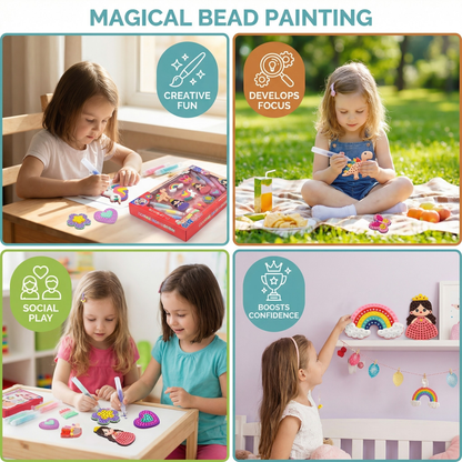 Magical Bead Painting – DIY Set for Kids
