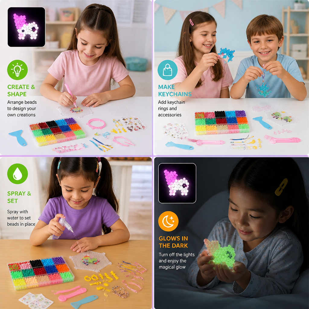 DIY Glow-in-the-Dark Water Bead Craft Kit