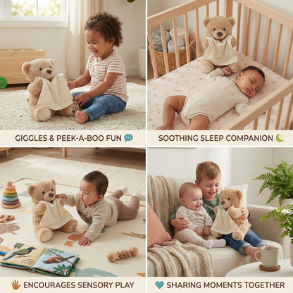 Peek-a-boo Teddy Bear – Interactive Plush Toy