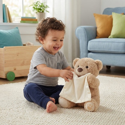 Peek-a-boo Teddy Bear – Interactive Plush Toy
