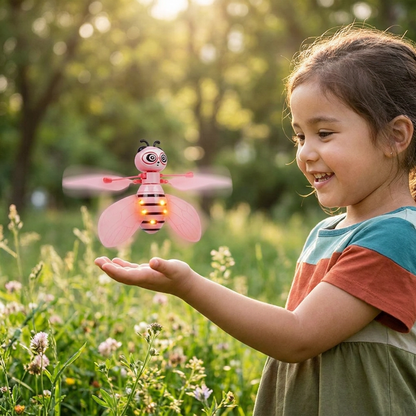 Hand-Controlled Flying Bee Toy with Motion Sensor and LED Lights