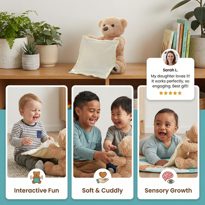 Peek-a-boo Teddy Bear – Interactive Plush Toy