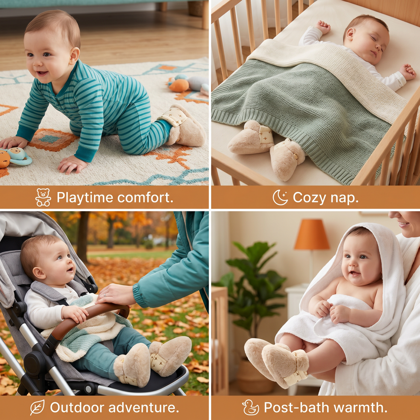 Fluffy Sock Shoes for Babies