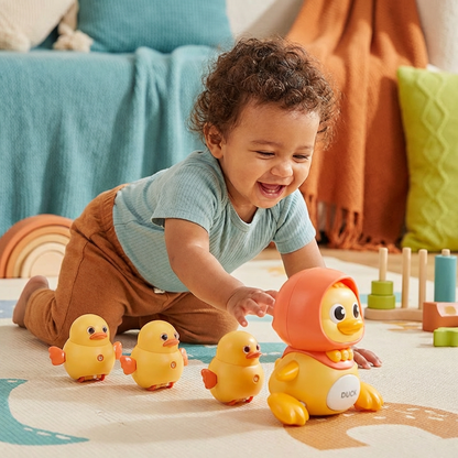 Musical Duck Family Crawling & Learning Toy for Babies