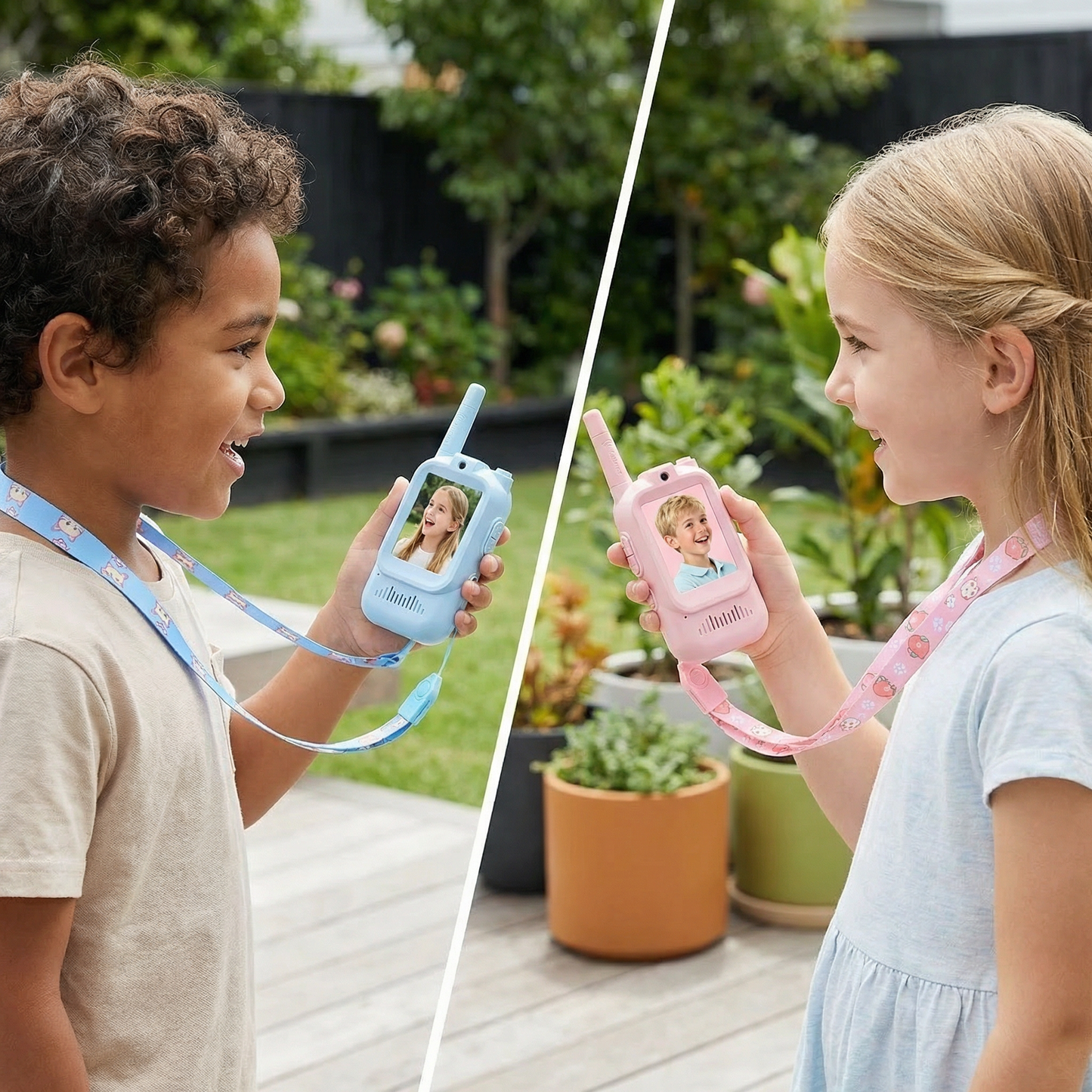 Kids' Video Walkie-Talkie 2-Pack – Radios with Camera & Screen