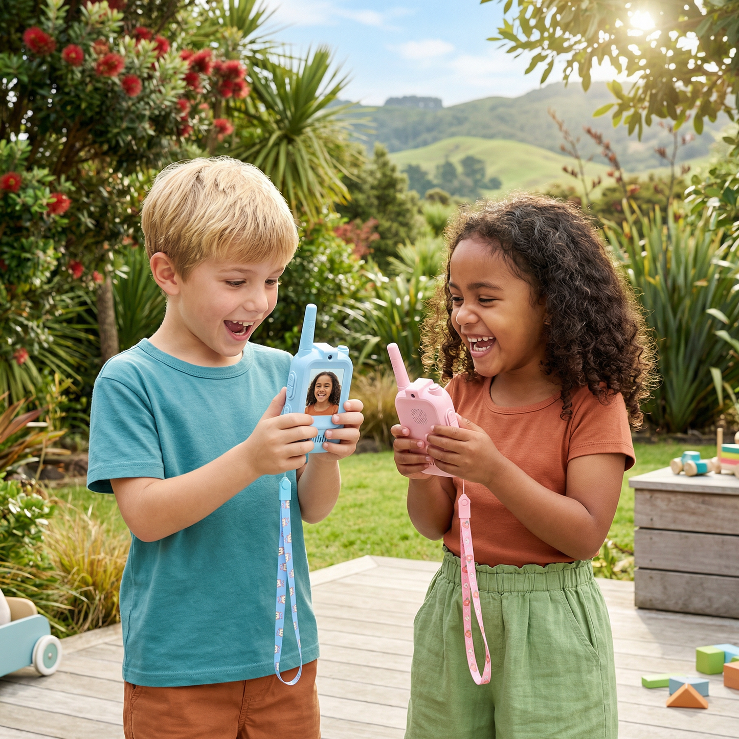 Kids' Video Walkie-Talkie 2-Pack – Radios with Camera & Screen