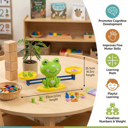 Educational Frog Balance Toy for Kids – Making Math Easy!