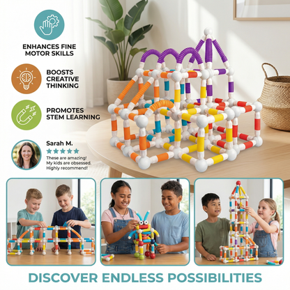 Montessori Moldable Magnetic Building Blocks
