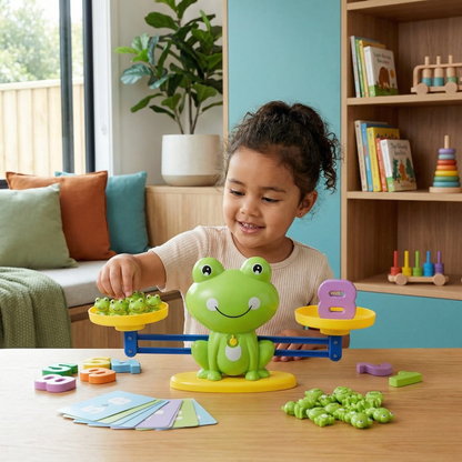 Educational Frog Balance Toy for Kids – Making Math Easy!