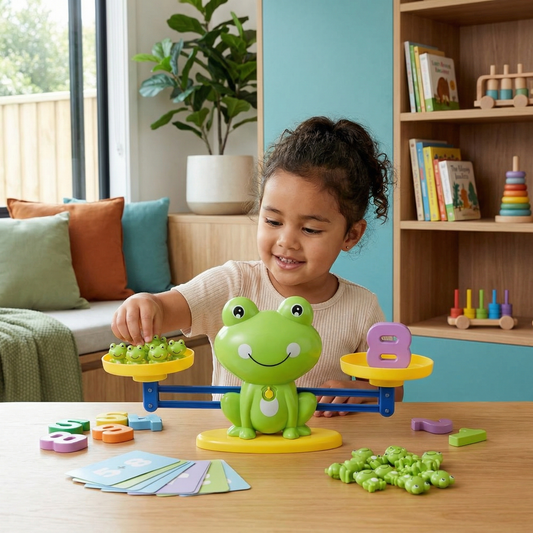 Educational Frog Balance Toy for Kids – Making Math Easy!