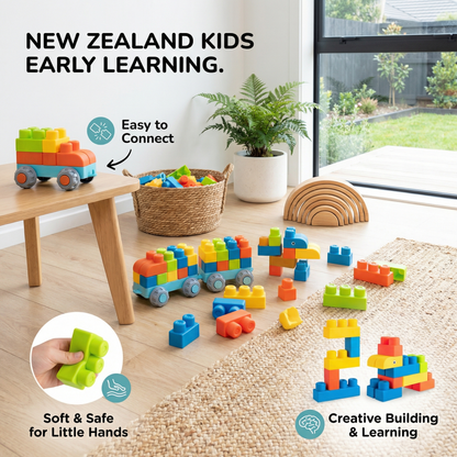Child-Safe Rubber Building Blocks for Early Learning