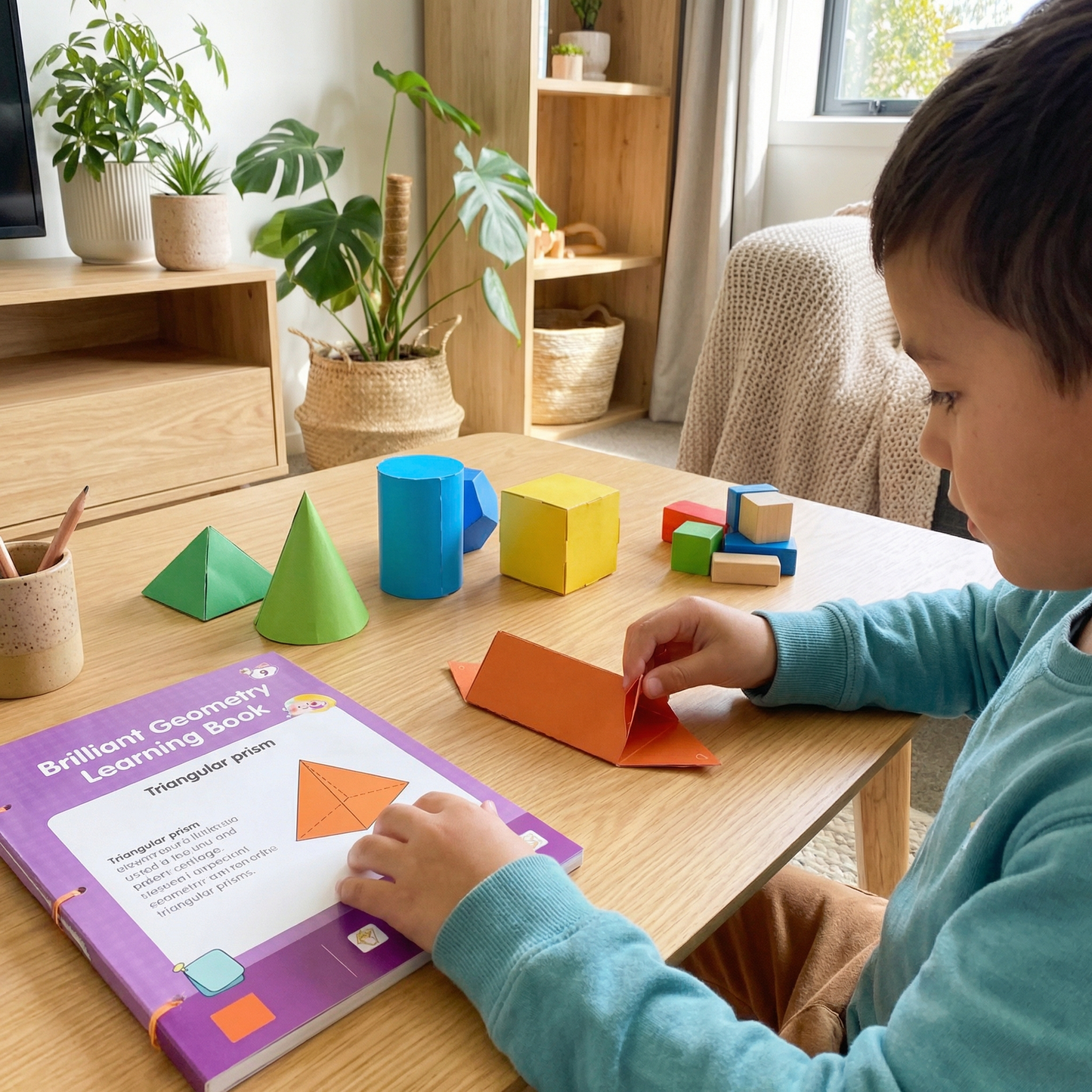 Brilliant Geometry Learning Book for Children