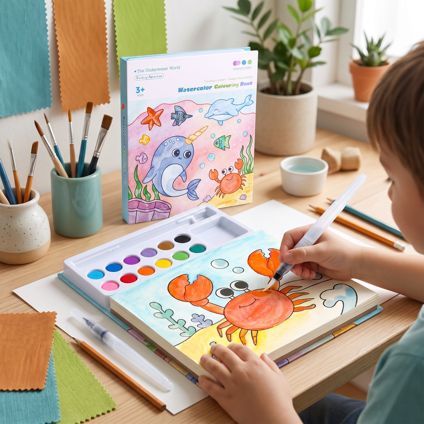 All-in-One Watercolour Painting Book