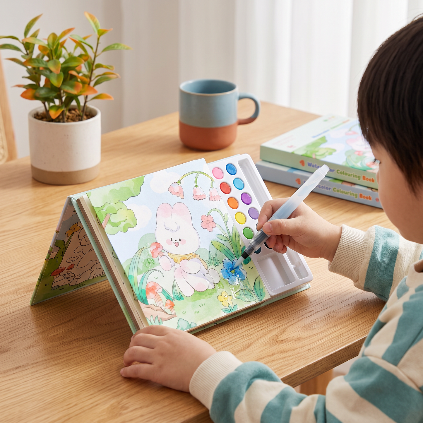 All-in-One Watercolour Painting Book