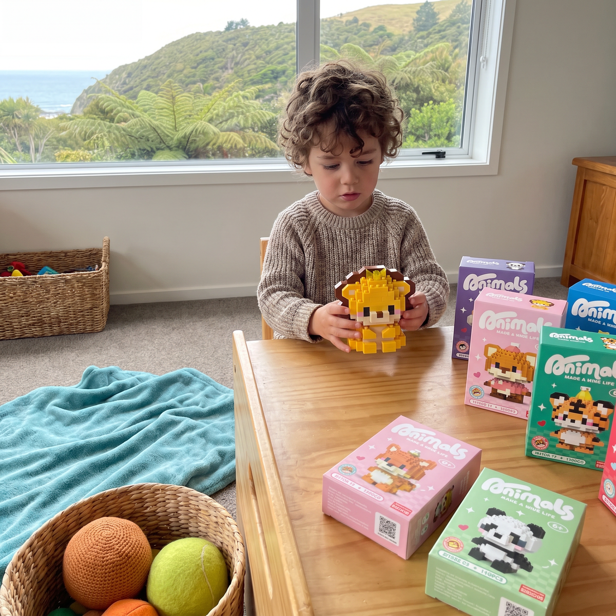 Adorable Animal Building Blocks Advent Calendar for Kids