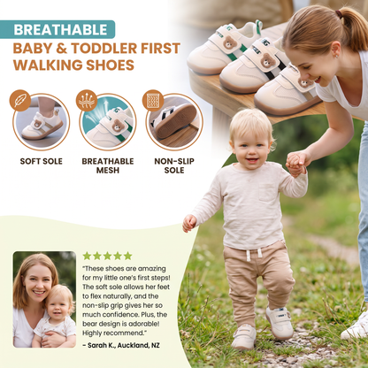 Breathable Baby & Toddler First Walking Shoes – Soft Sole & Non-Slip