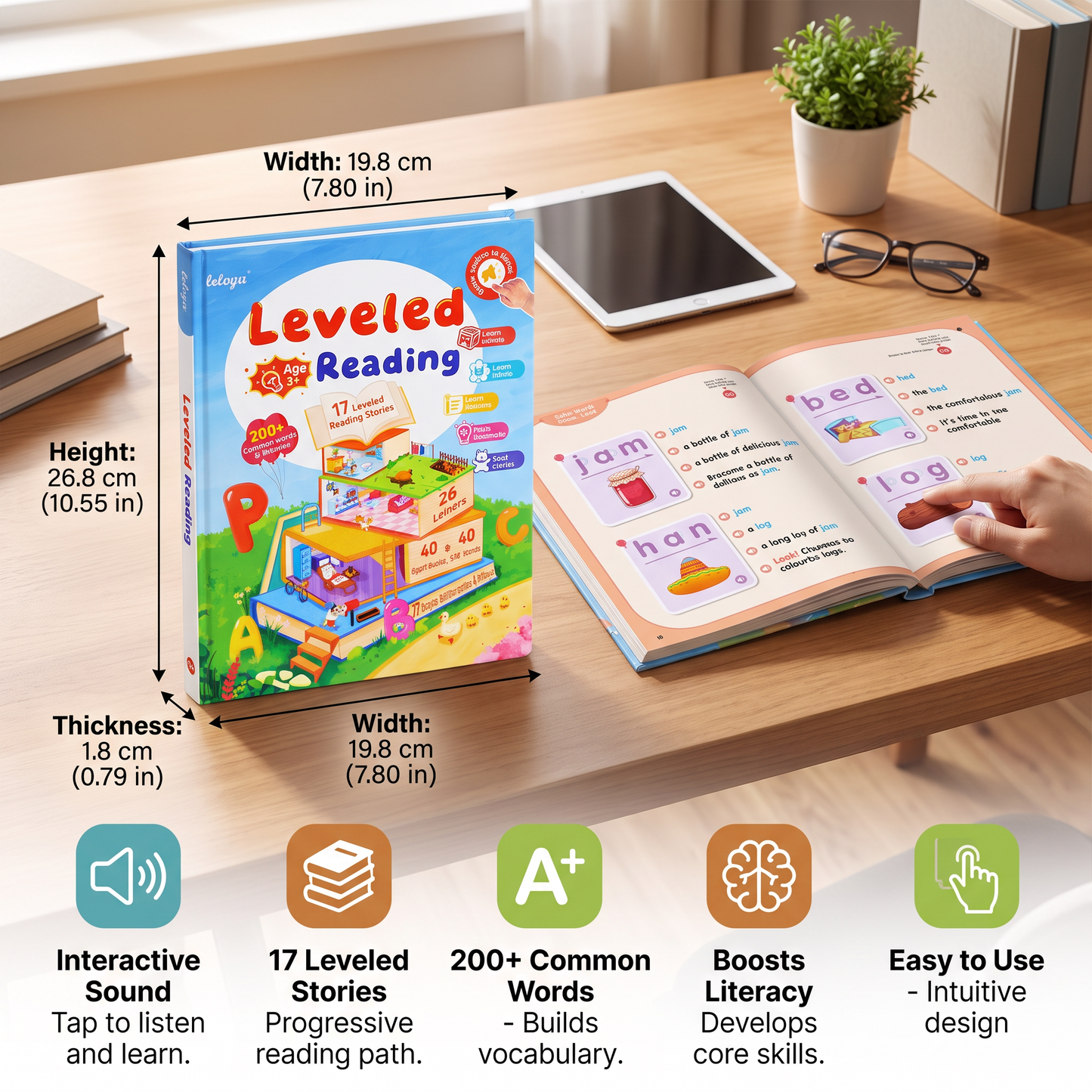 My First Leveled Reading Sound Book – Interactive Reading & Literacy