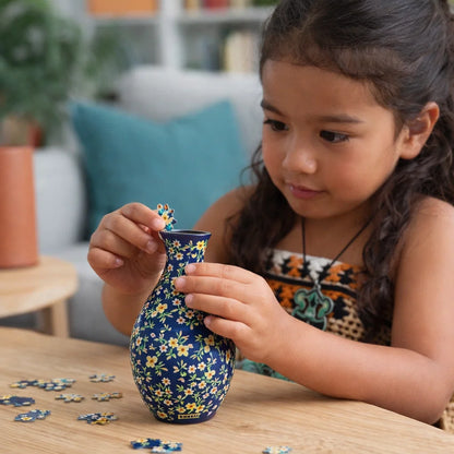 Elegant 3D Puzzle Vase - Usable for Real Flowers