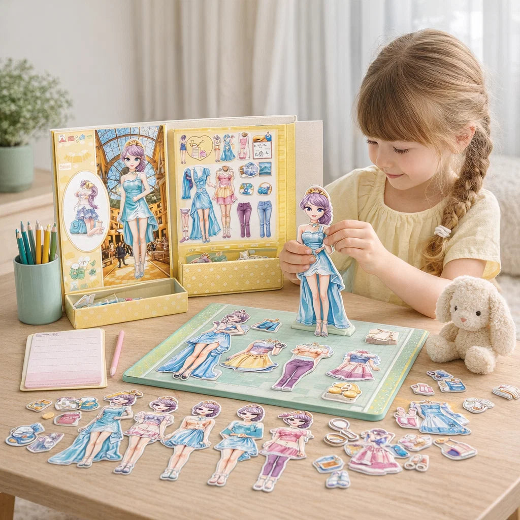 Magnetic Fashion Play Set for Kids