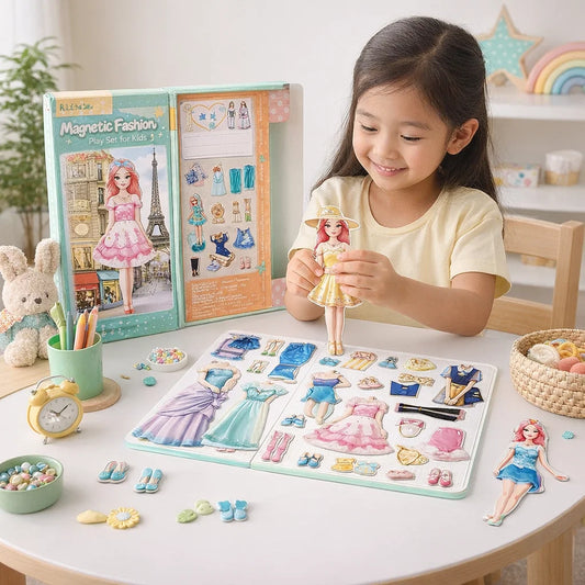 Magnetic Fashion Play Set for Kids
