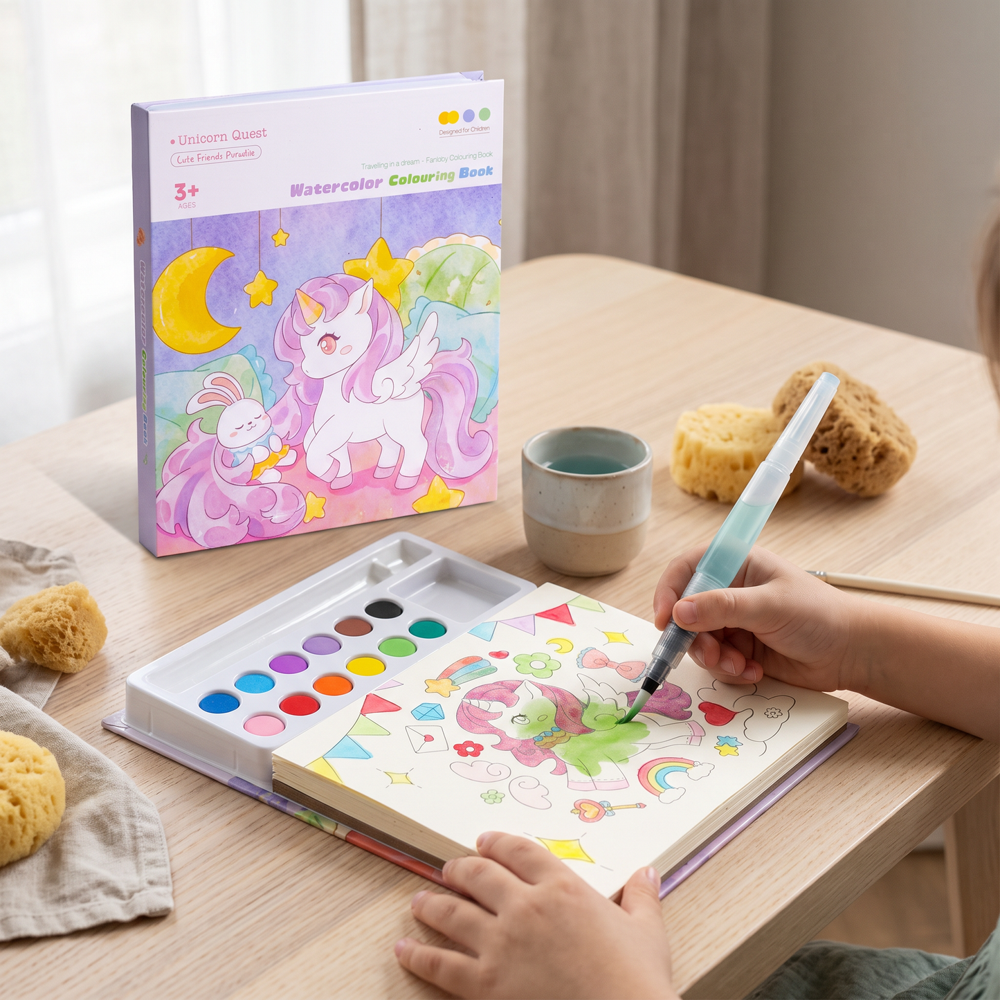 All-in-One Watercolour Painting Book