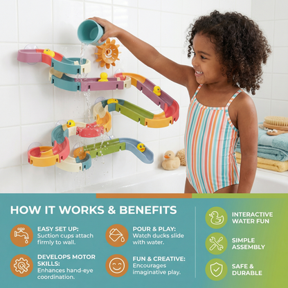 Duck Slide Bath Toy