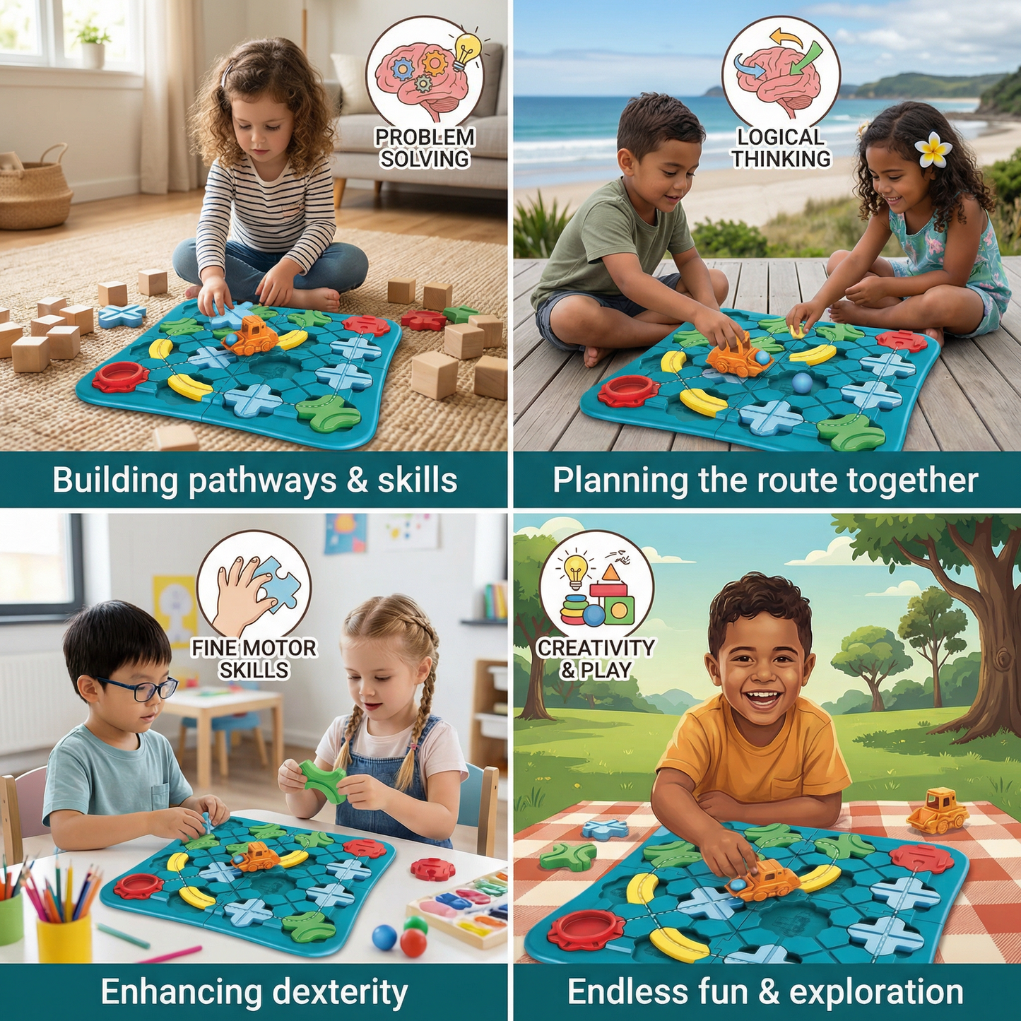 Montessori Road Puzzle