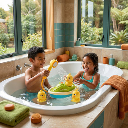Duck Fountain Bath Toy with Showerhead